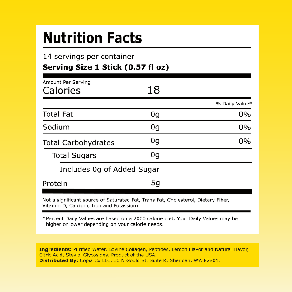 Liquid Collagen Stix Lemon